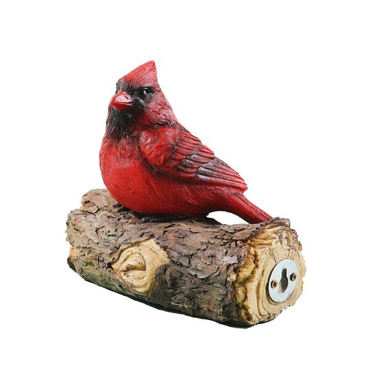 Garden Red Bird Resin Decoration