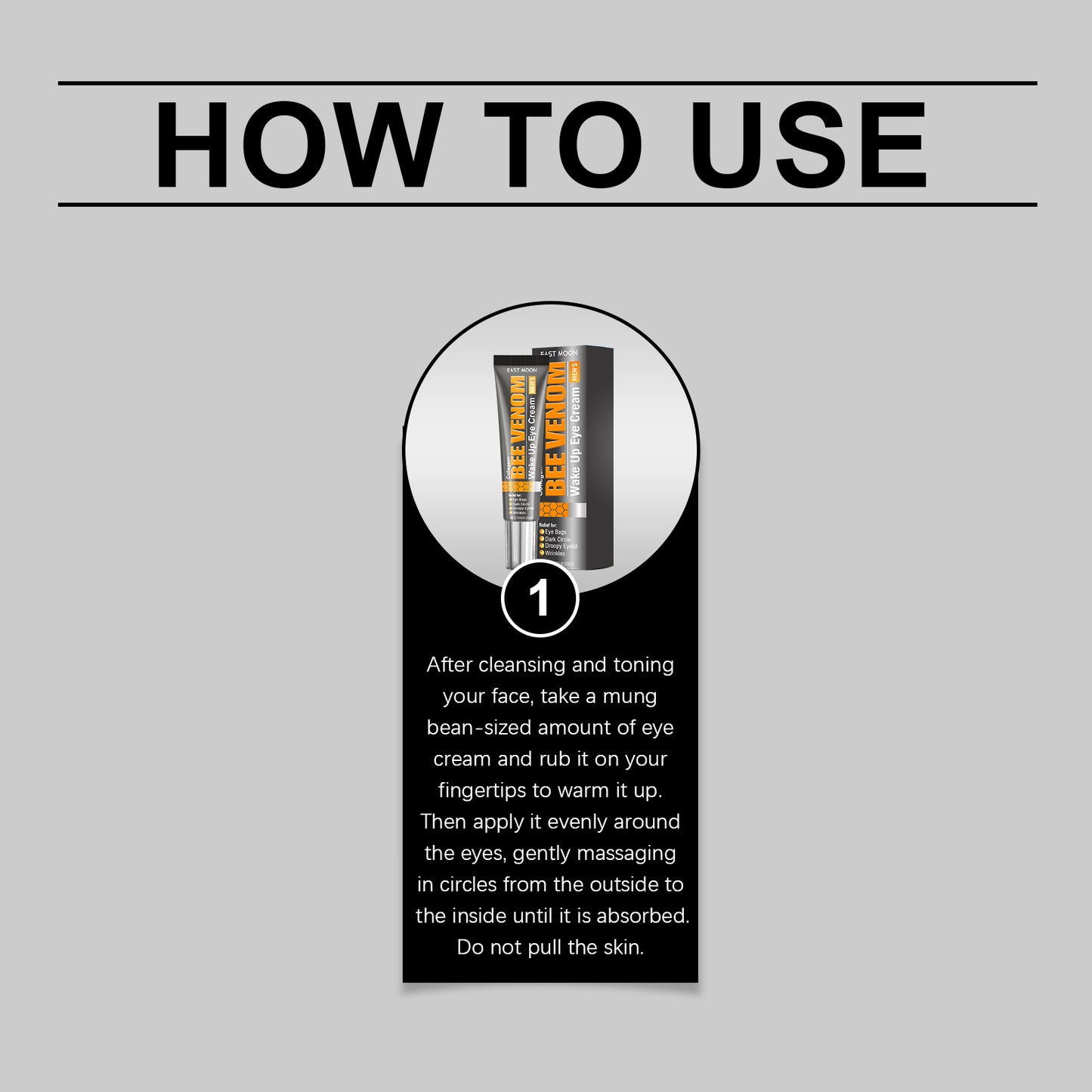 Men's Firming Eye Cream Hydrates Skin Around Eyes Elastic Moisturizing Care Eye