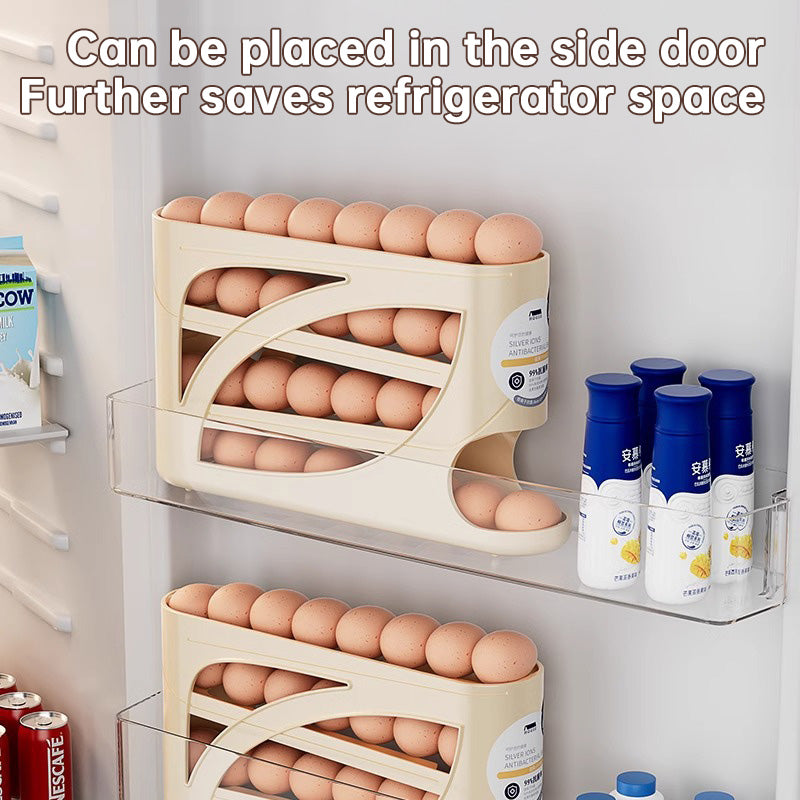 Slide-Roll Egg Box - Fridge Egg Box