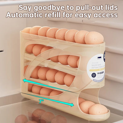 Slide-Roll Egg Box - Fridge Egg Box