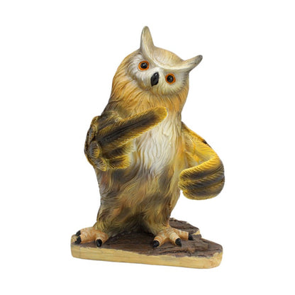 Owl Windmill Garden Decoration – Creative Resin Yard & Courtyard Ornament