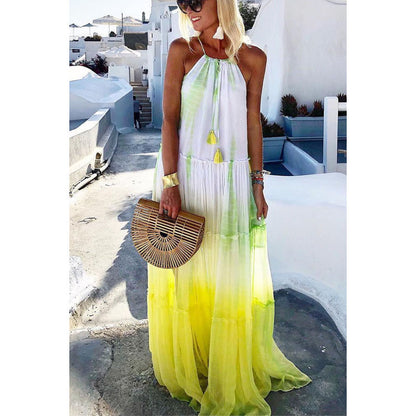 Sexy Off-the-Shoulder Dress with Loose Fit for Summer Vacation