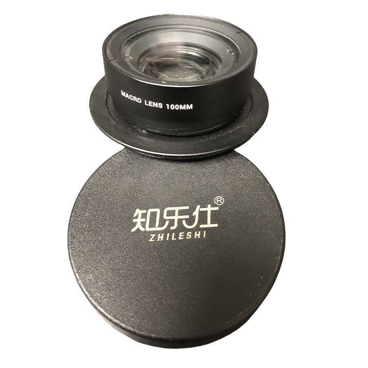 Mobile Phone Macro Lens with LED Fill Light for Close-Up Photography
