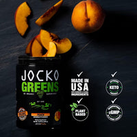 Jocko Fuel Organic Greens & Superfood Powder – Peach Flavor | 30 Servings