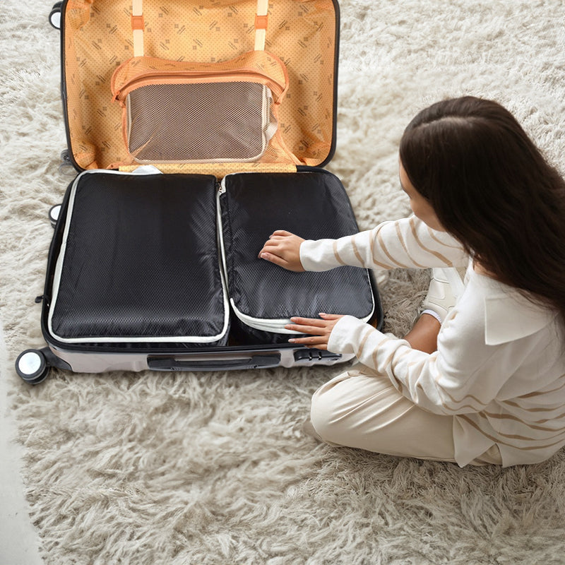Travel Packing Cubes – Ultrathin Expandable Luggage Organizer Set