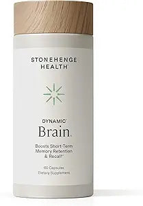 Stonehenge Health Dynamic Brain – Short-Term Memory & Recall Support, 90 Capsules