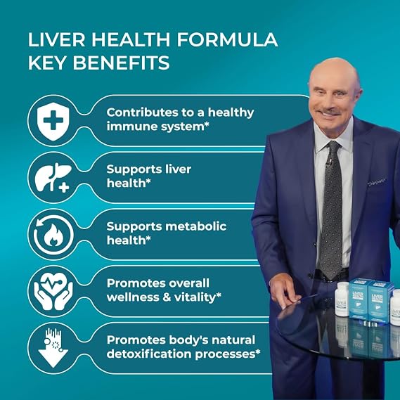 PureHealth Research Liver Health Formula – Liver Support Supplement, 60 Vegetarian Capsules