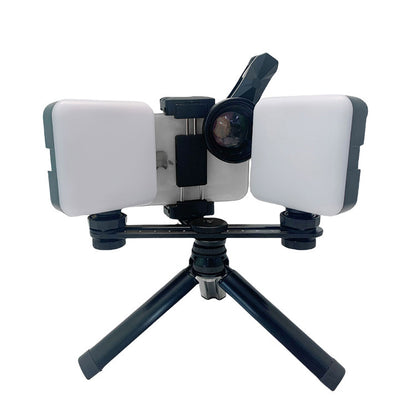 Mobile Phone Macro Lens with LED Fill Light for Close-Up Photography