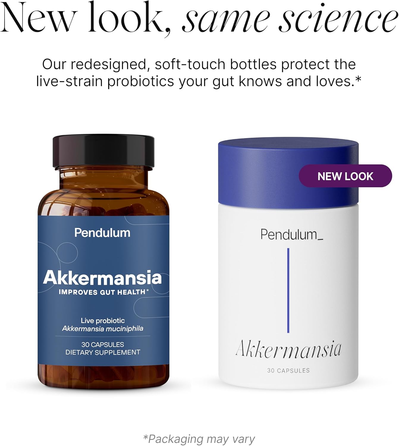 Pendulum Akkermansia – Gut Microbiome Probiotic Supplement, 30 Capsules