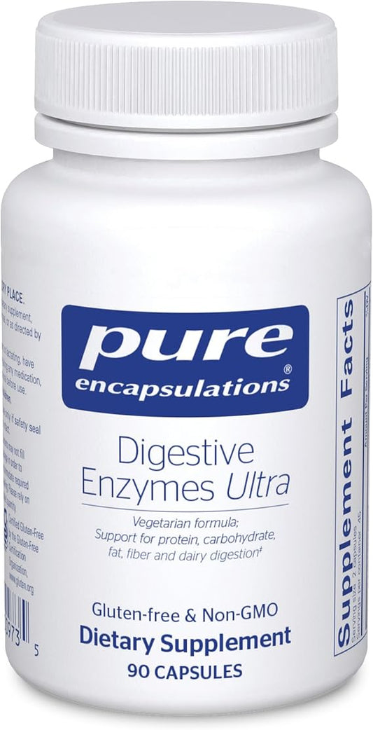 Pure Encapsulations Digestive Enzymes Ultra – Digestive Support Supplement, 90 Capsules