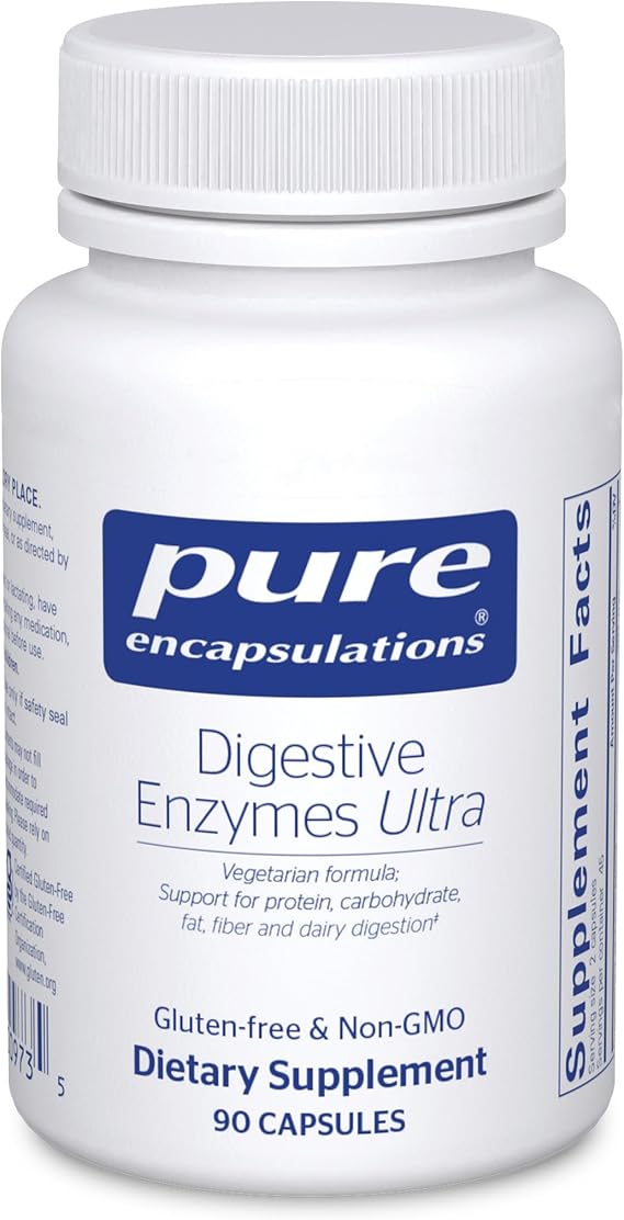 Pure Encapsulations Digestive Enzymes Ultra – Digestive Support Supplement, 90 Capsules