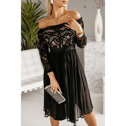 Sexy One-Shoulder Pleated Dress