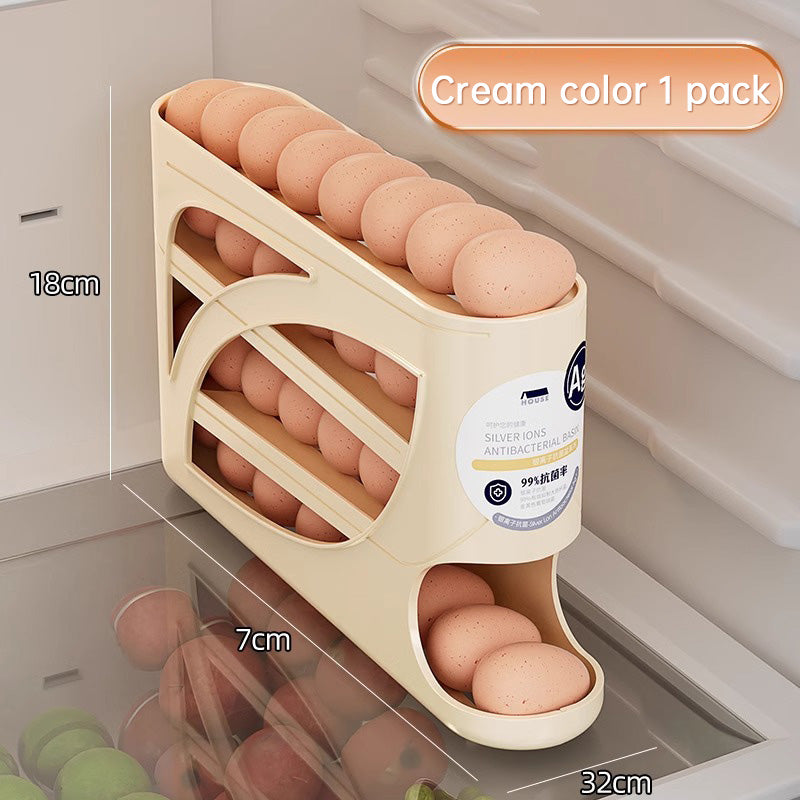 Slide-Roll Egg Box - Fridge Egg Box