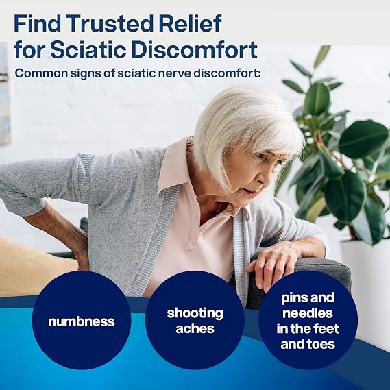 SciatiEase Sciatic Nerve Formula – Nerve Health & Daily Comfort Support, 120 Capsules