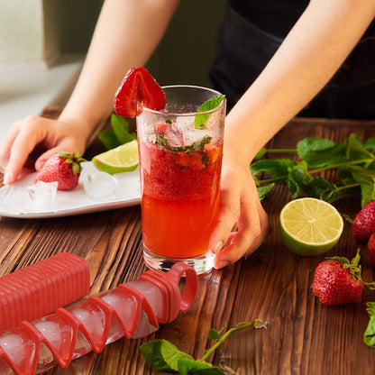 Creative Ice Cube Mold: 10 - Grid Pull - out Bar, Silicone, for Home Bars/Kitchens