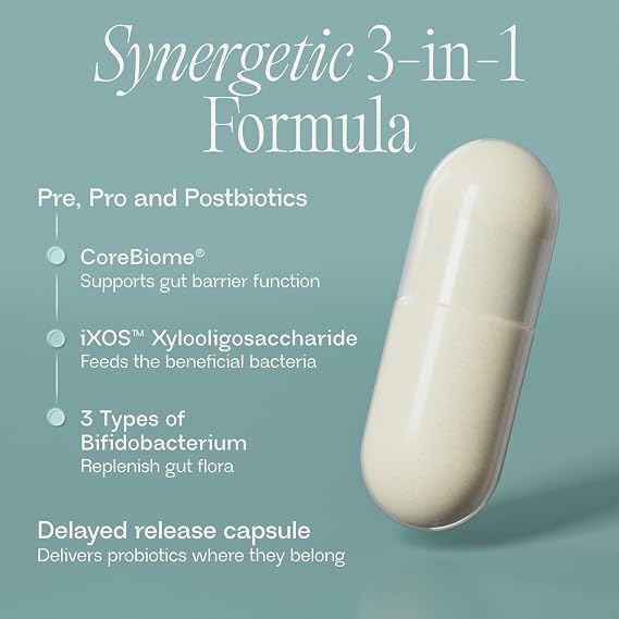 Bioma Probiotics Digestive Support Supplement – 60 Vegan Capsules, 30-Day Supply