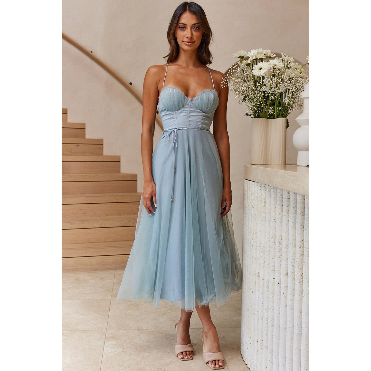 Sexy Strapless Casual Dress for Women Spring Summer Style