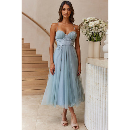 Sexy Strapless Casual Dress for Women Spring Summer Style