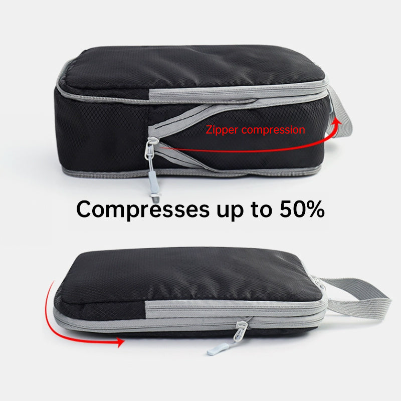 Travel Packing Cubes – Ultrathin Expandable Luggage Organizer Set