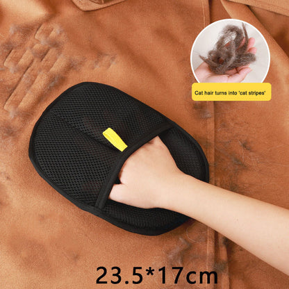 PetPro Magic Gloves - Two-Way Adhesive Hair Remover for Furniture & Clothes