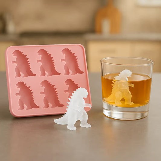 Godzilla Ice Mold: Silicone Kitchen Mold for Baking, Candles, Soaps, Ice Trays, Home Decor & Gifts