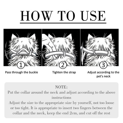 Pet Deworming Collar, Flea Resistant Tick Resistant Pet Waterproof Adjustable Deworming Collar