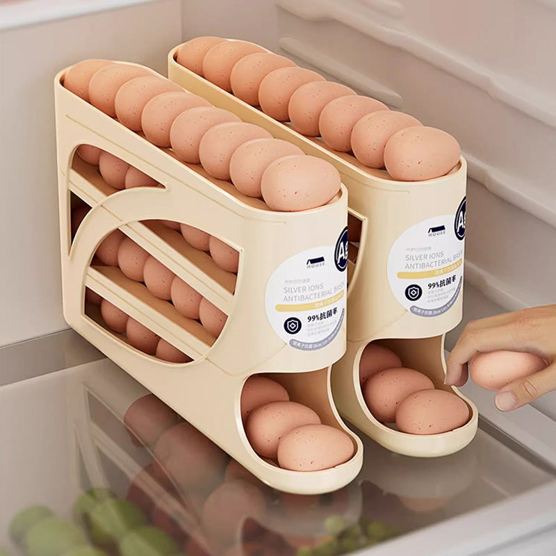 Slide-Roll Egg Box - Fridge Egg Box