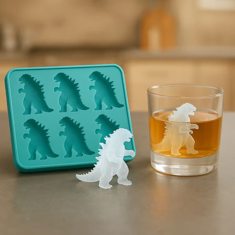 Godzilla Ice Mold: Silicone Kitchen Mold for Baking, Candles, Soaps, Ice Trays, Home Decor & Gifts