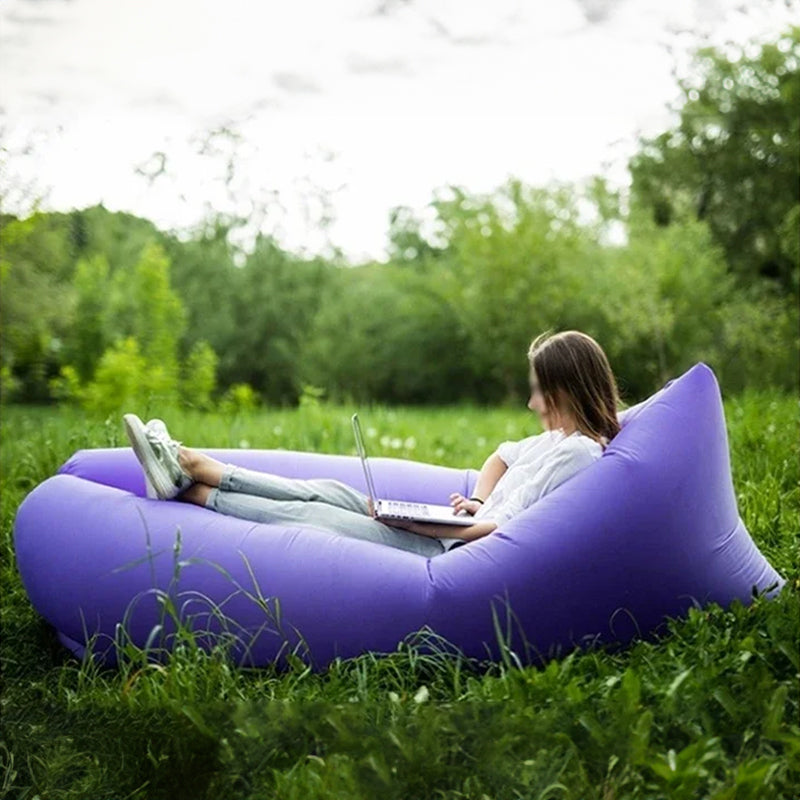 Portable Inflatable Sofa Bed for Camping & Beach