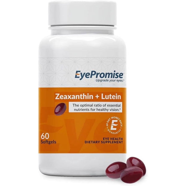 EyePromise Zeaxanthin + Lutein Eye Health Supplement – Healthy Vision Support, 60 Softgels