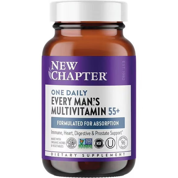 New Chapter Every Man’s One Daily Multivitamin 55+ – 96 Tablets