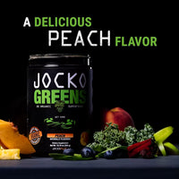 Jocko Fuel Organic Greens & Superfood Powder – Peach Flavor | 30 Servings