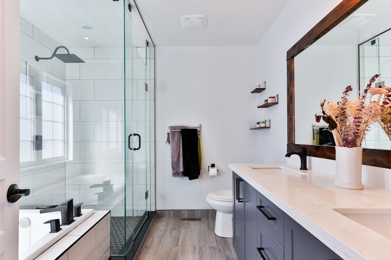 Adhesive Wall-Mount Bathroom Organizer Set